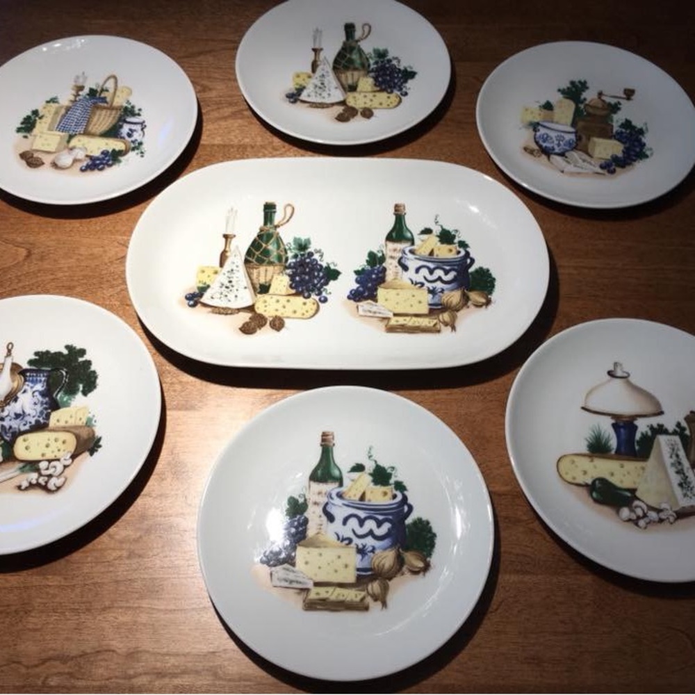 Ensemble à fromage vintage